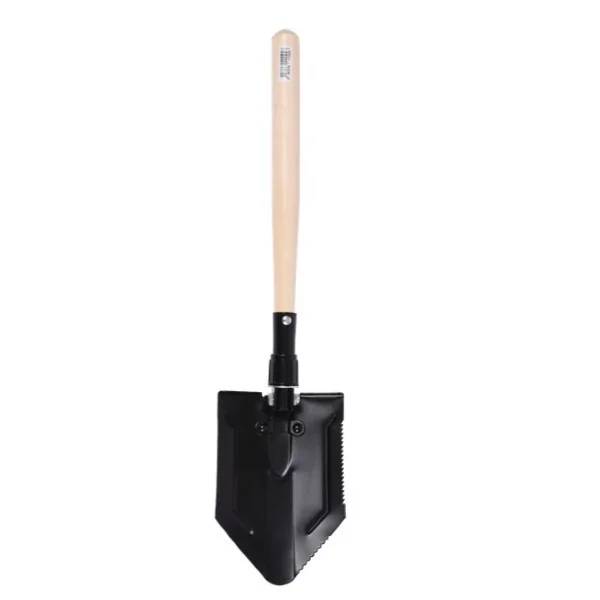 Pelle-pioche pliante manche bois H 21 cm Lg 14 cm - LEBORGNE - Image 3