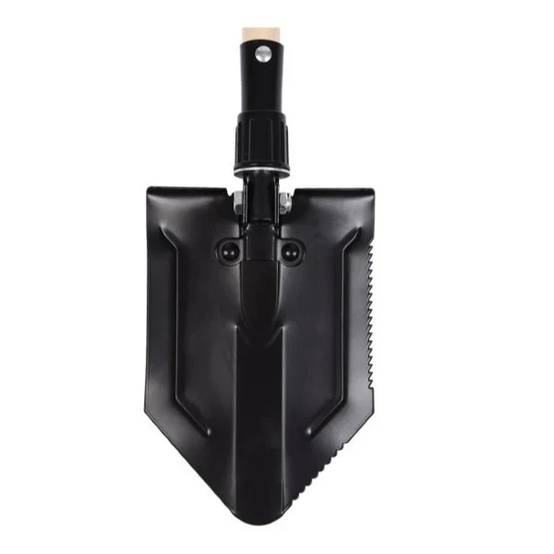 Pelle-pioche pliante manche bois H 21 cm Lg 14 cm - LEBORGNE - Image 4