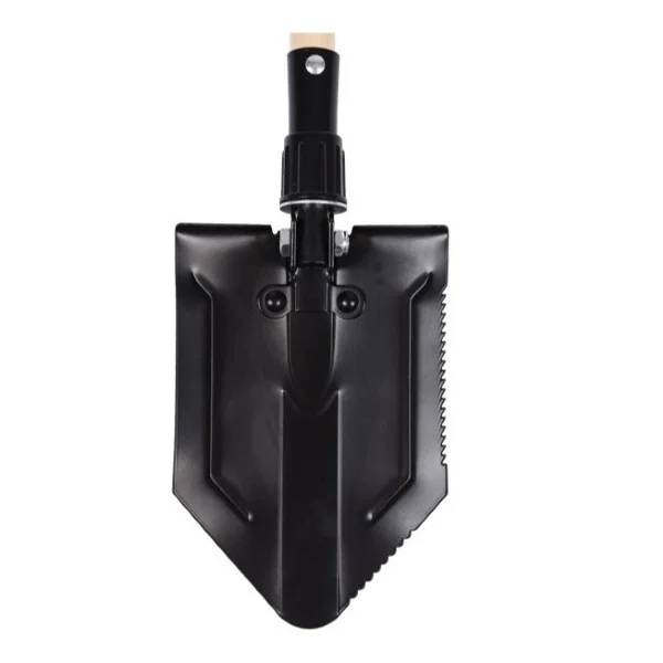 Pelle-pioche pliante manche bois H 21 cm Lg 14 cm - LEBORGNE - Image 4