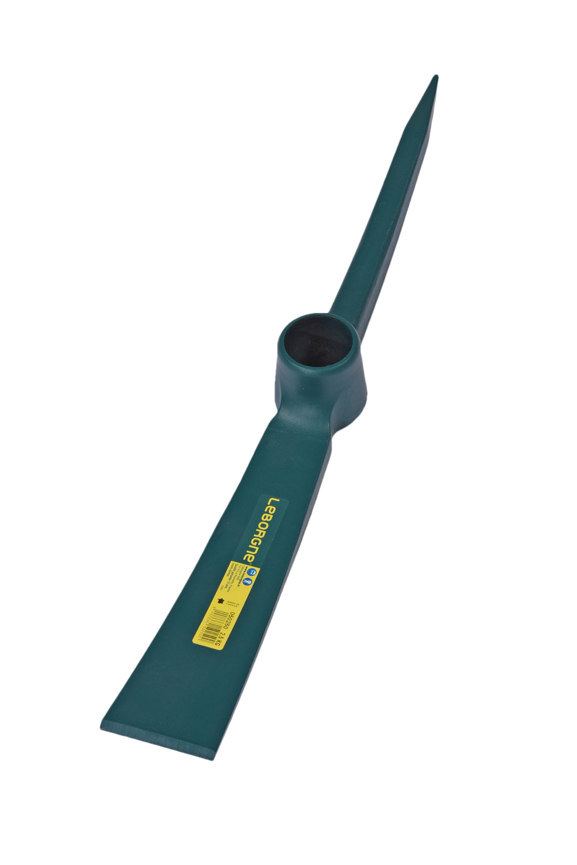 Pioche de terrassier douille ronde sans manche LEBORGNE