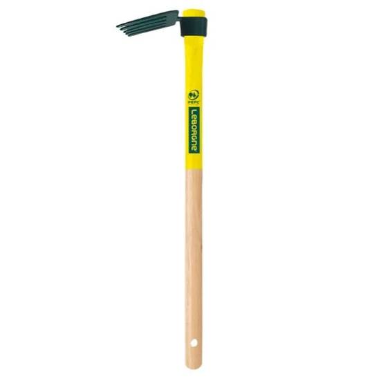 Râteau 5 dents compact manche bois 50 cm - LEBORGNE - Image 2