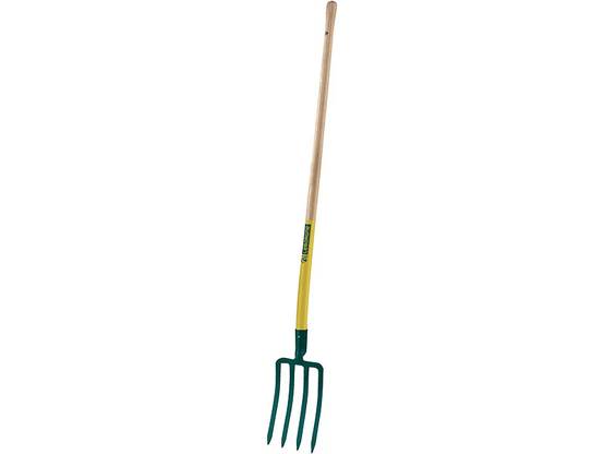 Fourche à bêcher Outil Bois 4 dents 25 cm - LEBORGNE - Image 1