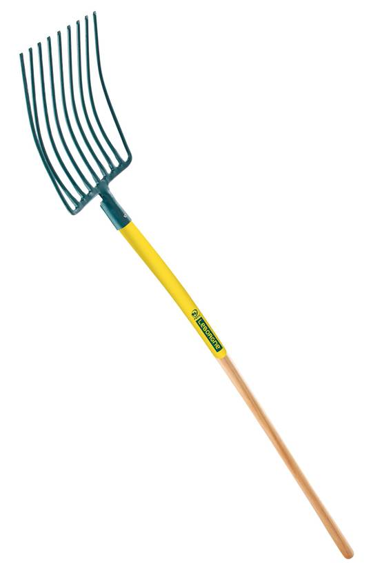 Fourche à cailloux 9 dents manche bois 130 cm LEBORGNE - Image 1