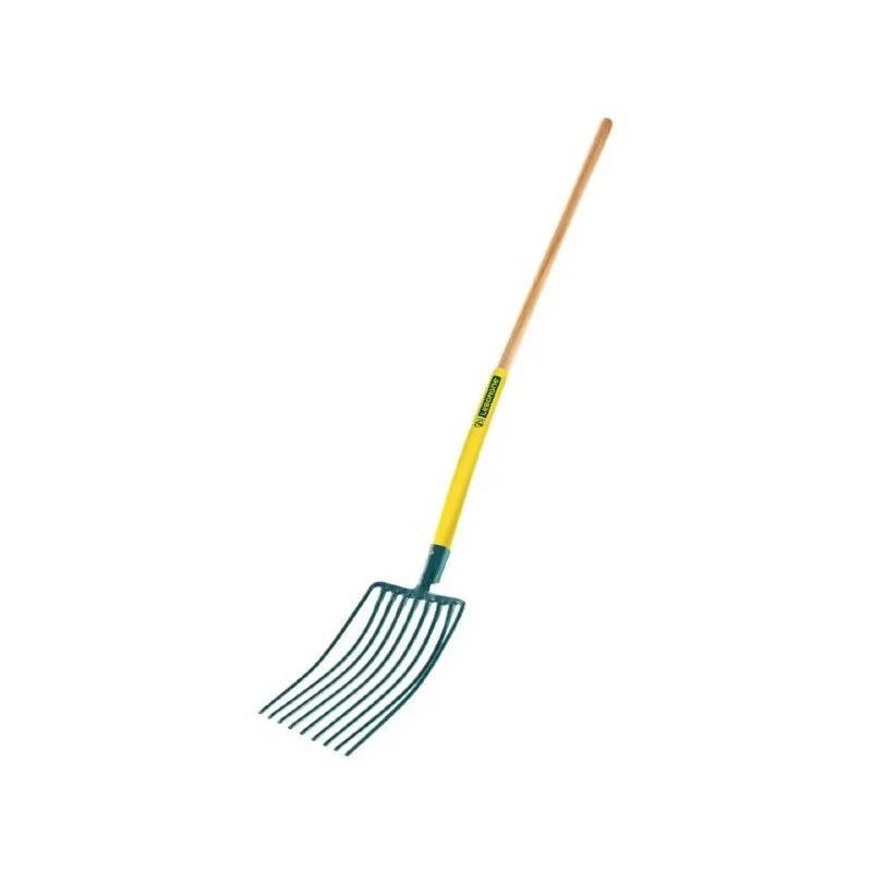 Fourche à cailloux 9 dents manche bois 130 cm LEBORGNE - Image 2