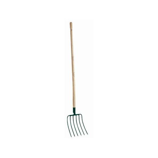 Fourche à maïs Croc Métal Bois 6 dents 130 cm - LEBORGNE - Image 2