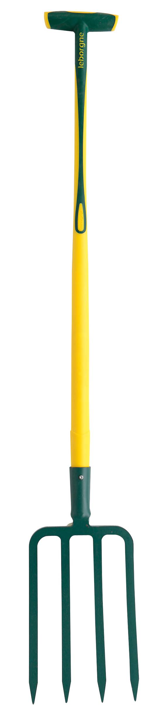 Fourche à bêcher Pro Acier Forgé 4 dents 11 mm H 90 cm - LEBORGNE - Image 1