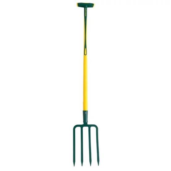 Fourche à bêcher Pro Acier Forgé 4 dents 11 mm H 90 cm - LEBORGNE - Image 2