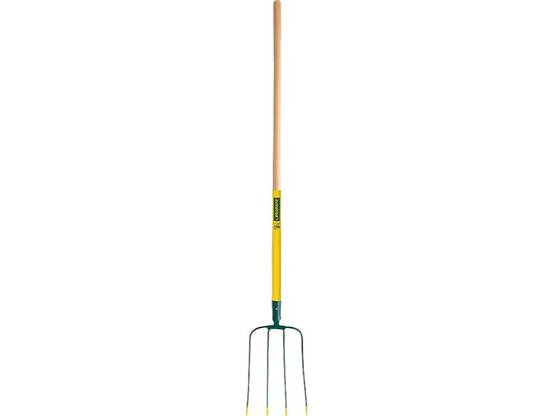 Fourche à fumier douille 4 dents manche bois - LEBORGNE