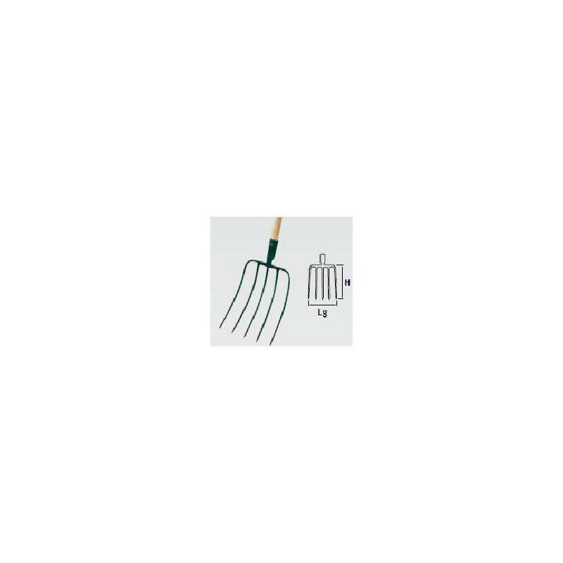 Fourche Maïs 5 Dents Métal Bois H 130 cm - LEBORGNE - Image 3