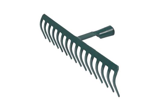 Râteau 16 dents Acier Largeur 40 cm sans manche - LEBORGNE - Image 1