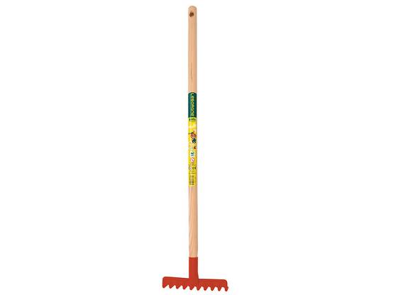 Râteau Enfant Plastique Manche Bois PEFC - LEBORGNE - Image 1