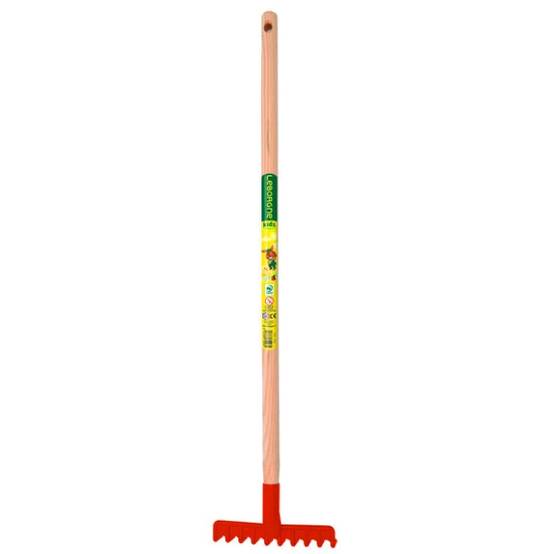 Râteau Enfant Plastique Manche Bois PEFC - LEBORGNE - Image 4