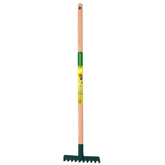 Râteau Enfant Plastique Manche Bois PEFC - LEBORGNE - Image 5