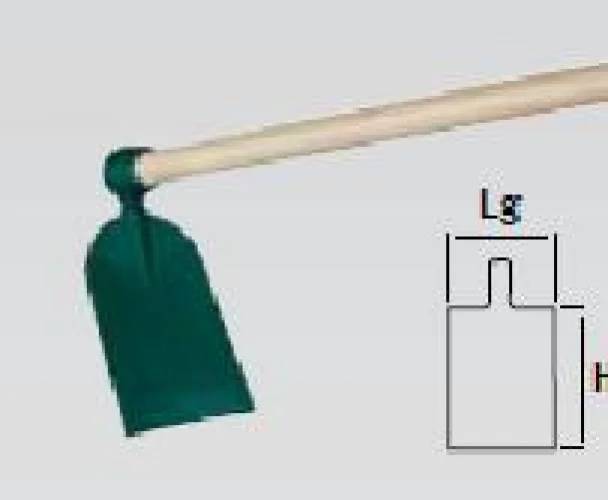 Houe Duopro Acier Forgé Bois LG 12 cm H 18 cm – LEBORGNE - Image 2