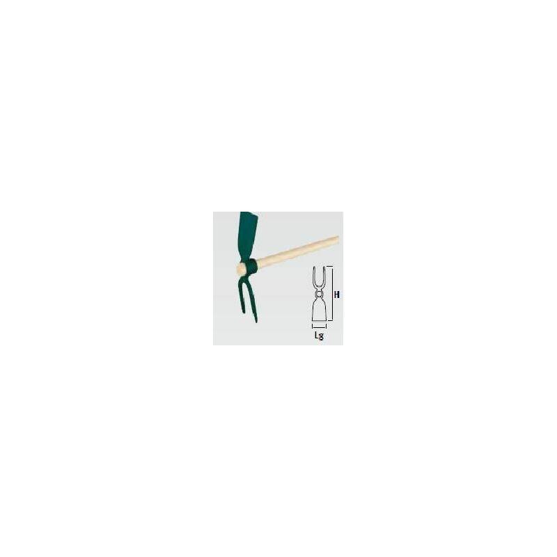 Serfouette forgée manche bois 35 cm LEBORGNE - Image 2