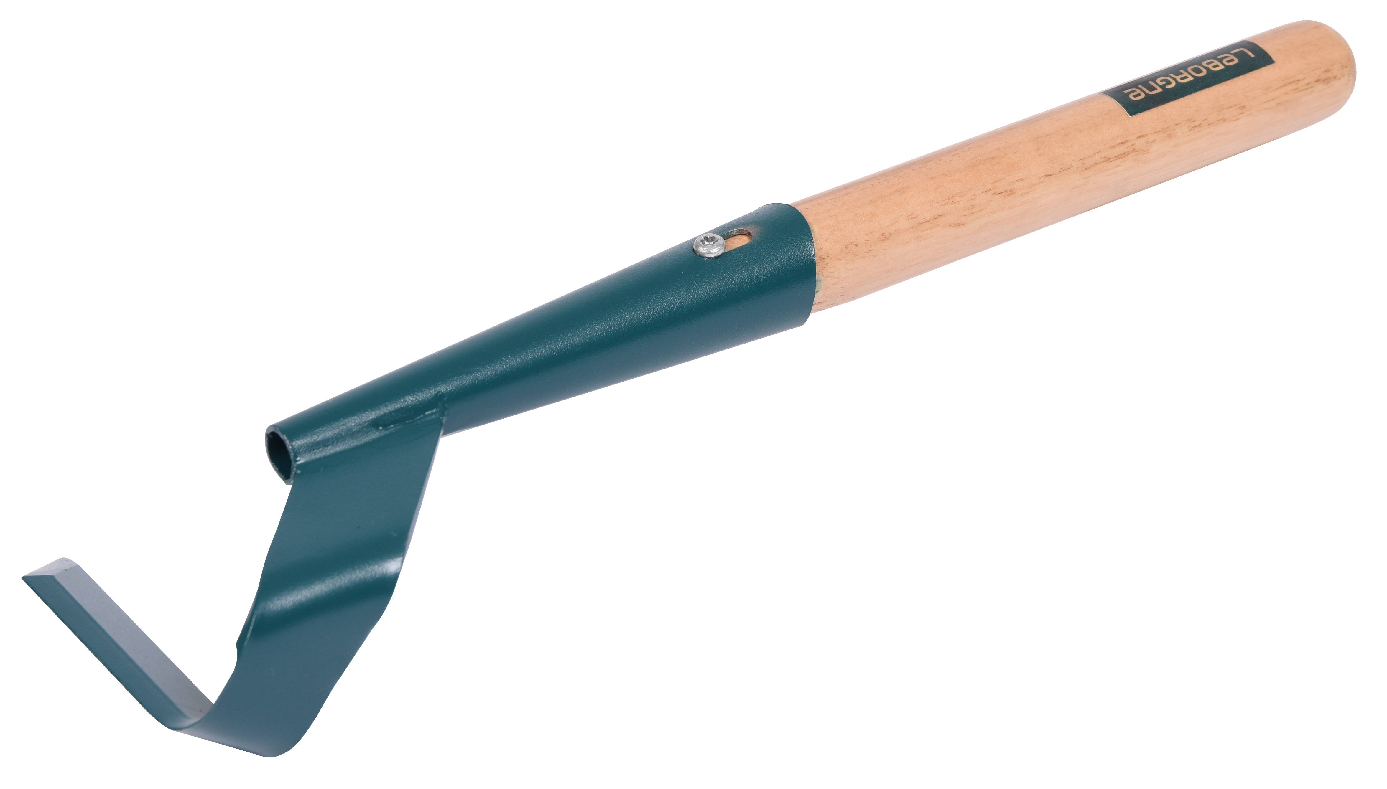 Binette Lame V Outil 2 en 1 Bois 35x10 cm Duopro - LEBORGNE - Image 1