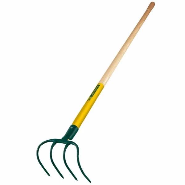 Croc De Pépiniériste 4 Dents Manche Bois Percé 130 cm - LEBORGNE - Image 3