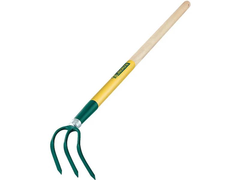 Griffe à rosier manche bois 90 cm largeur 10 cm - LEBORGNE - Image 1