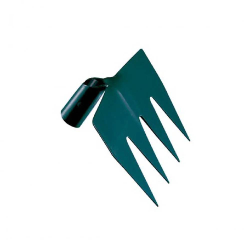 Ratissoire 4 dents réglette sans manche vert 22,5 cm LEBORGNE - Image 2