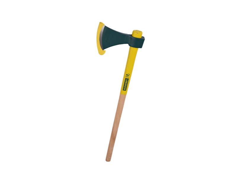 Hache tout usage lame acier manche bois 90cm tête 1,5kg - LEBORGNE