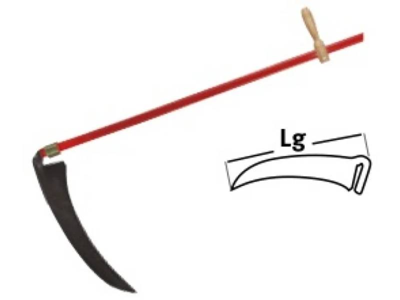 Faux à broussailles sans manche fer forgé 50 cm - LEBORGNE - Image 3