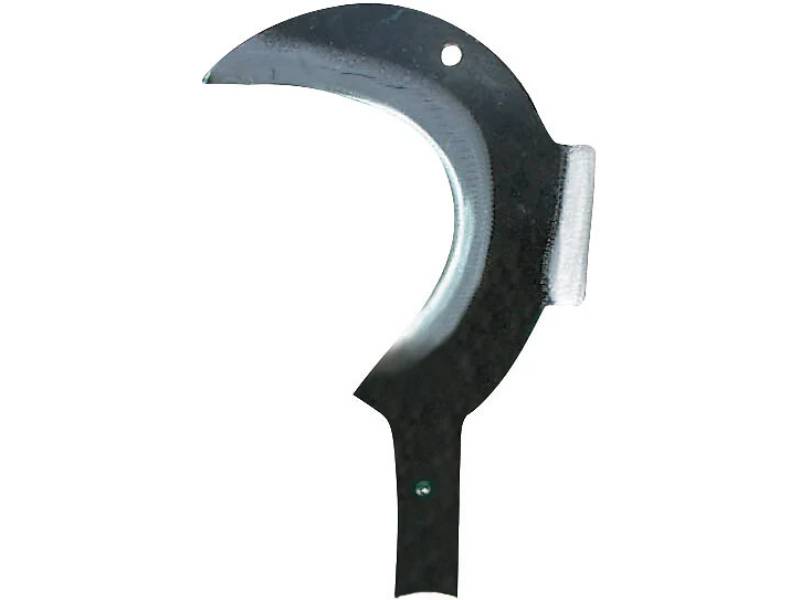 Croissant à 2 taillants sans manche fer forgé noir 20 cm – LEBORGNE - Image 1