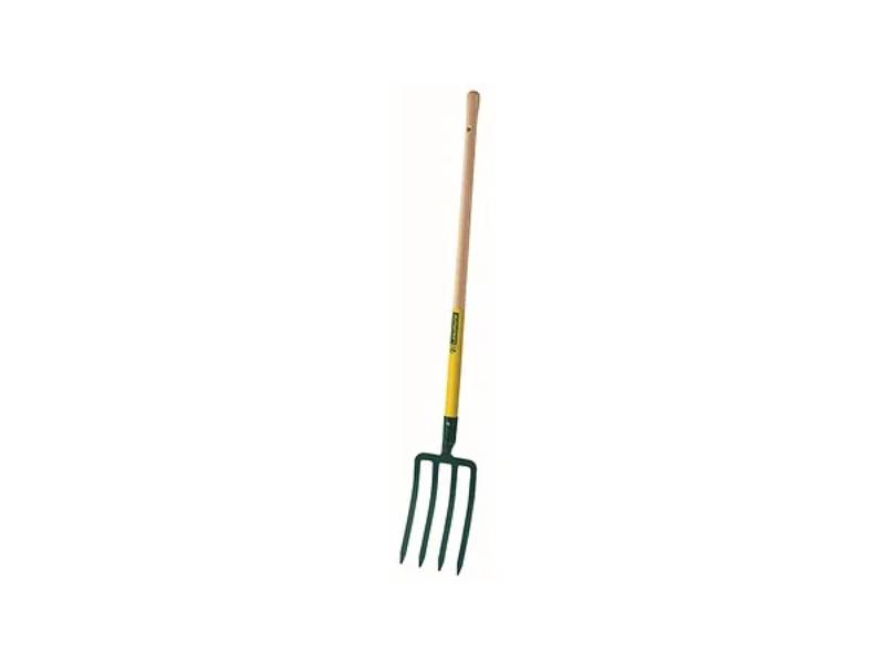 Fourche à bêcher douille acier trempé manche bois 4 dents 8 mm – LEBORGNE - Image 1