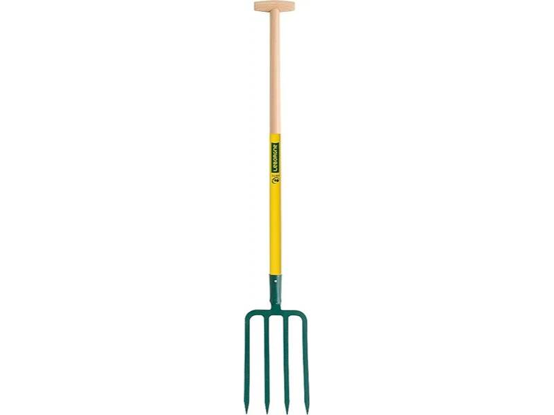 Fourche à bêcher douille 4 dents manche bois LEBORGNE - Image 1