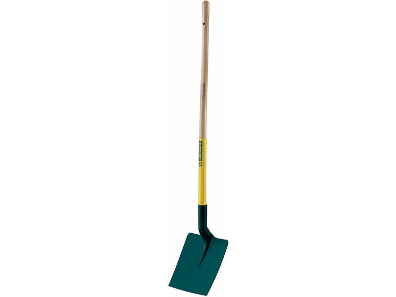 Pelle carrée tôle manche bois 110 cm - LEBORGNE - Image 1
