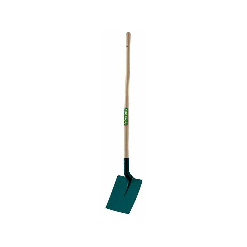 Pelle carrée tôle manche bois 110 cm - LEBORGNE - Image 2