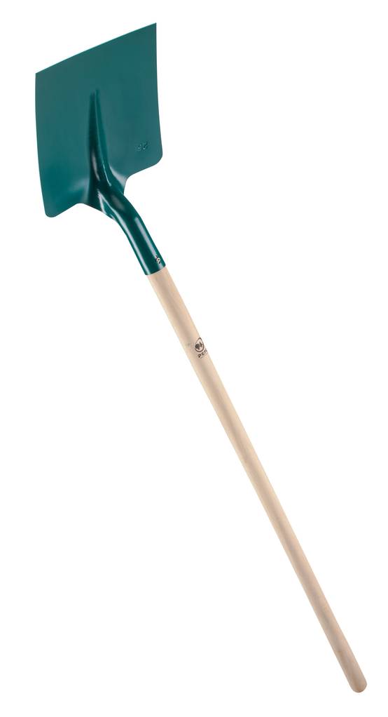 Pelle carrée tôle manche bois 110 cm - LEBORGNE