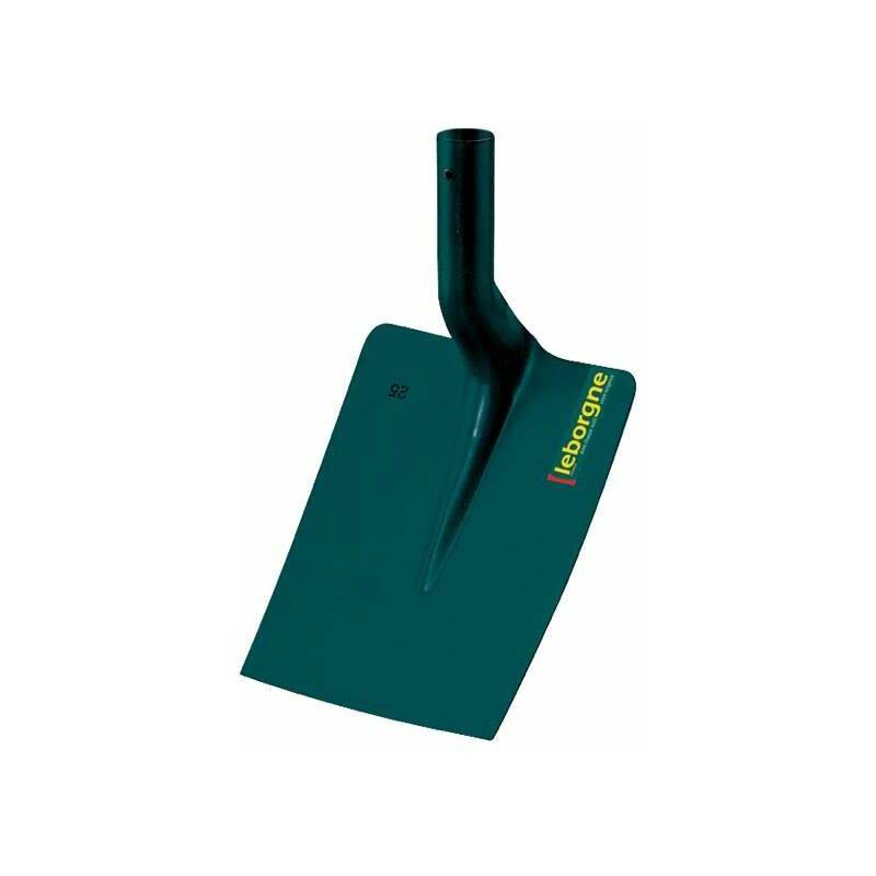 Pelle carrée tôle acier trempé sans manche 25 cm - LEBORGNE - Image 2