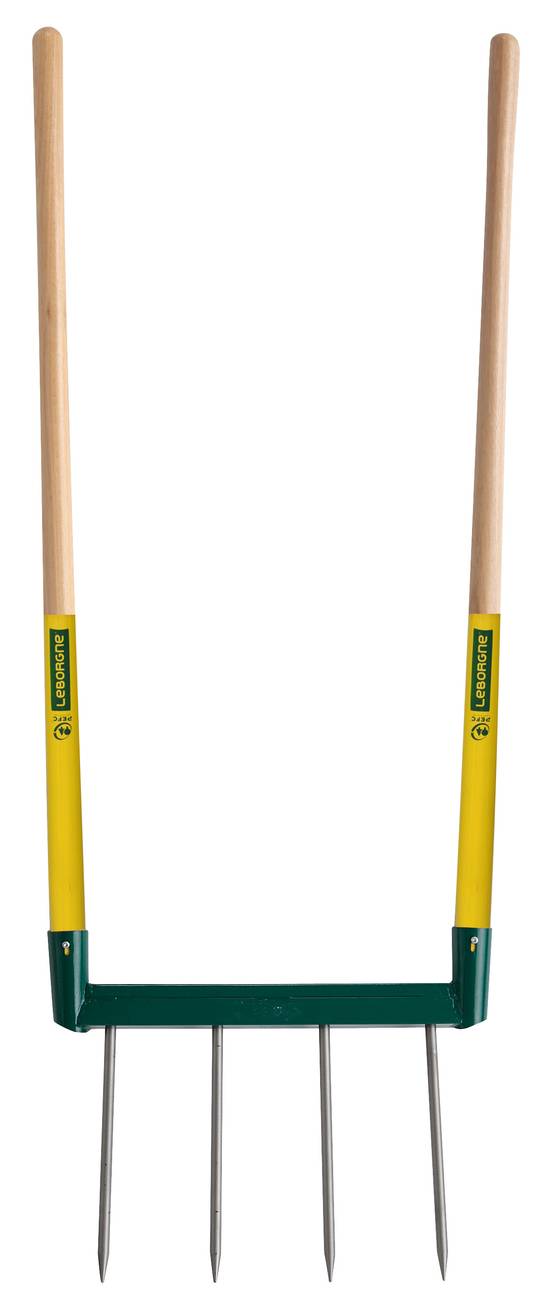 Biogrif 4 dents interchangeables manche bois - LEBORGNE
