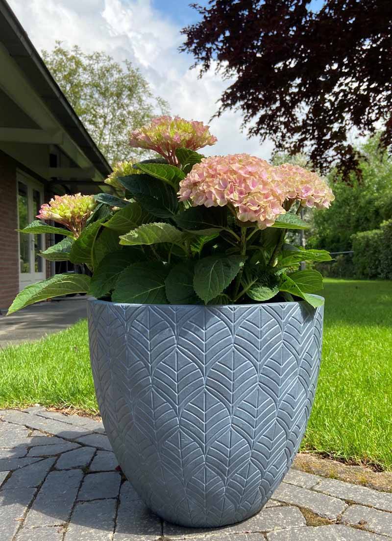Pot Springfield 02AG Antique gris en fibre Ø.32 x H.28 cm - Image 2