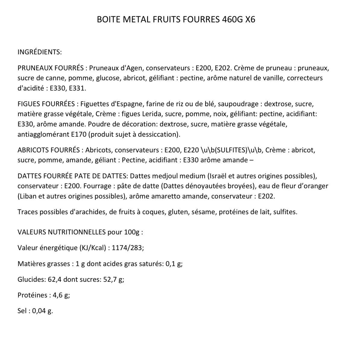 Les Vergers d'Escoute - Les Vergers d'Escoute - Boîte métal fruits fourrés 460 g - Image 2