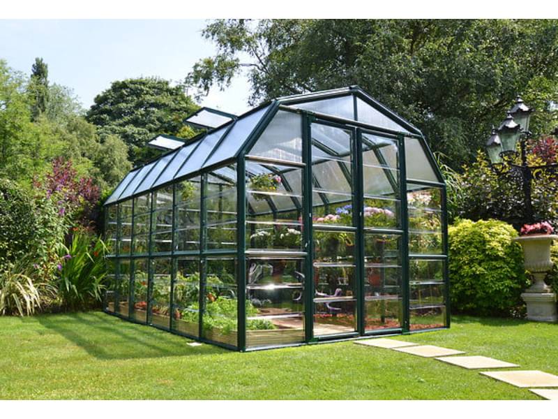 Canopia by Palram - Serre de Jardin Polycarbonate Vert 389x265x238 cm - PALRAM - Image 1