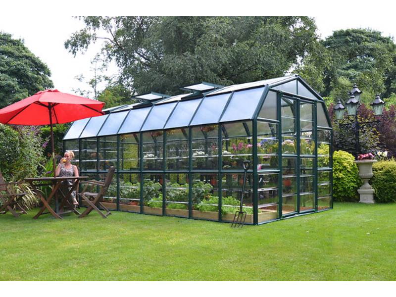 Canopia by Palram - Serre De Jardin Polycarbonate Vert 8x16 Pieds - PALRAM - Image 1
