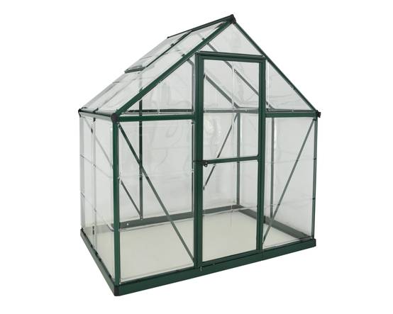 Canopia by Palram - Serre de jardin polycarbonate aluminium vert 2,3 m² Harmony avec embase - Canopia by Palram - Image 11