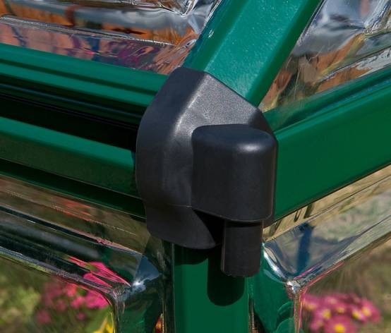 Canopia by Palram - Serre de jardin polycarbonate aluminium vert 2,3 m² Harmony avec embase - Canopia by Palram - Image 13