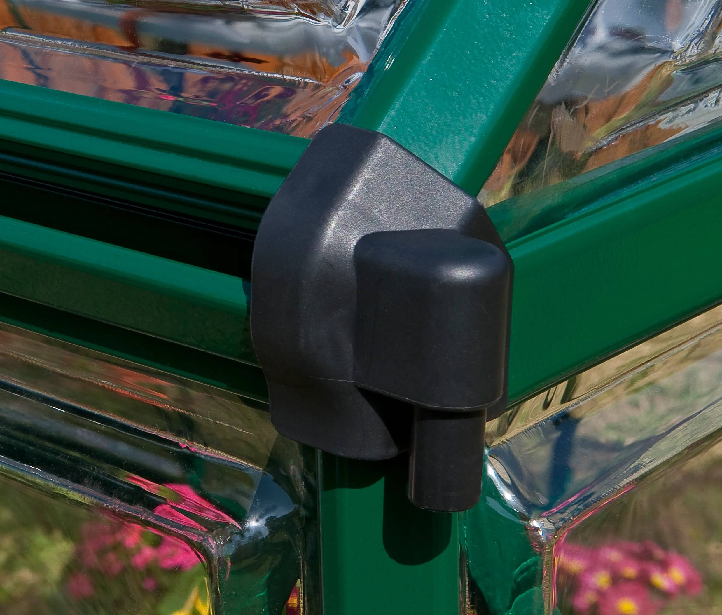 Canopia by Palram - Serre de jardin polycarbonate aluminium vert 2,3 m² Harmony avec embase - Canopia by Palram - Image 13