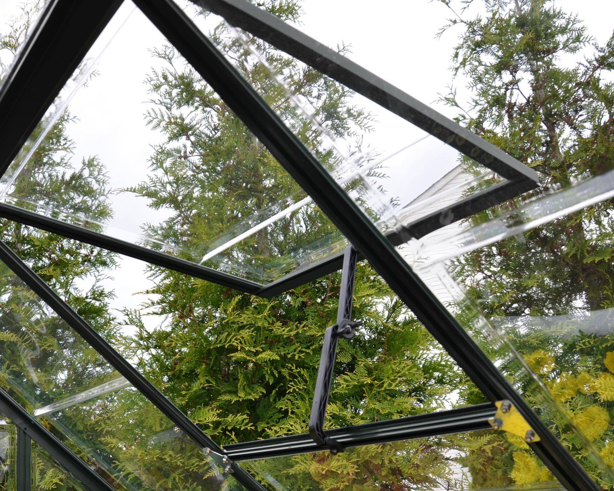 Canopia by Palram - Serre de jardin polycarbonate aluminium anthracite 4,6 m² Harmony avec embase - Canopia by Palram - Image 18