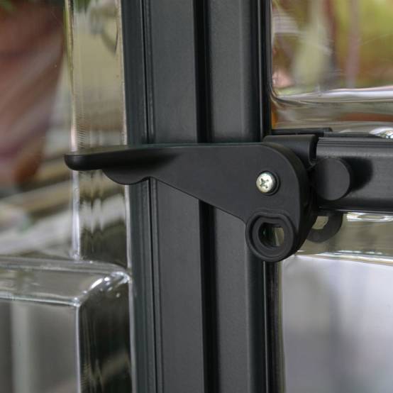 Canopia by Palram - Serre de jardin polycarbonate aluminium anthracite 4,6 m² Harmony avec embase - Canopia by Palram - Image 2