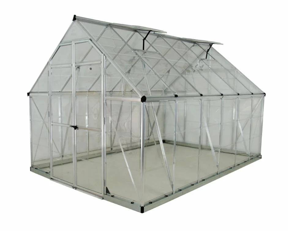 Canopia by Palram - Serre de jardin polycarbonate aluminium brut 9 m² Octave avec embase - Canopia by Palram - Image 14