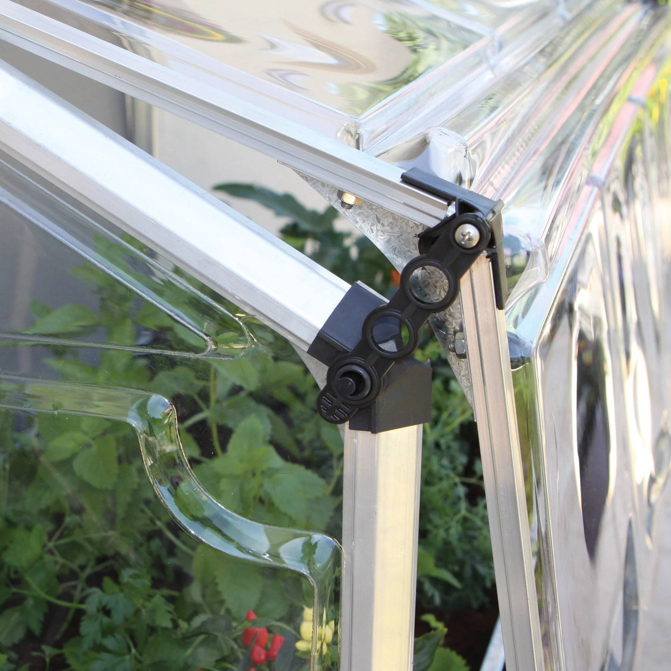 Canopia by Palram - Serre de jardin polycarbonate aluminium noir 1,4 m² Plant inn - Canopia by Palram - Image 19
