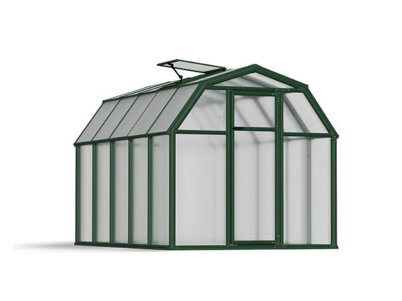 Canopia by Palram - Serre de jardin Polycarbonate Vert 6,3 m² EcoGrow - PALRAM - Image 9