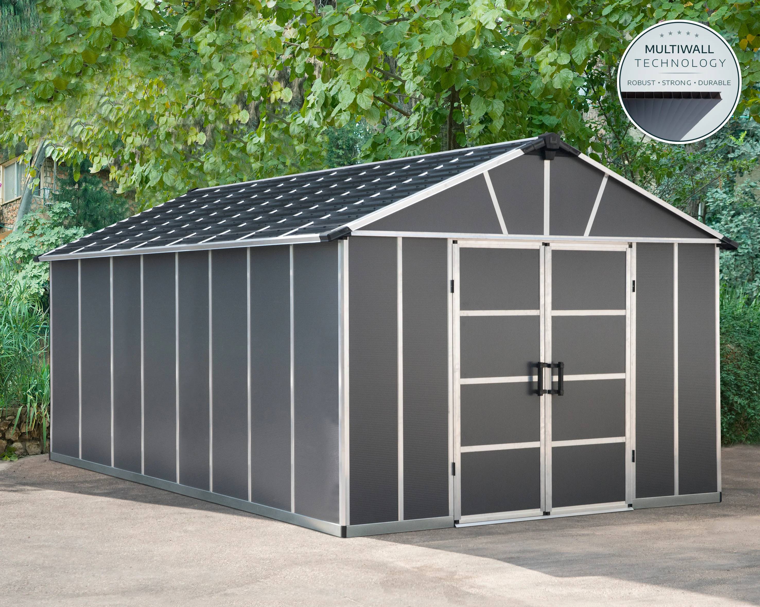 Canopia by Palram - Palram - Abri de Jardin Polycarbonate Yukon avec plancher 17,2m2 - Image 1