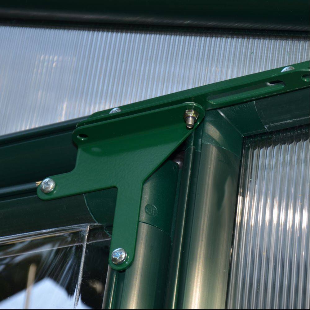 Canopia by Palram - Serre De Jardin Polycarbonate Double Parois Verte 7,6 m² - PALRAM - Image 4