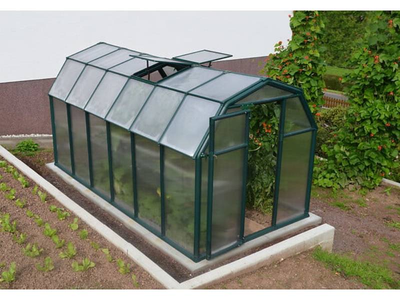 Canopia by Palram - Serre De Jardin Polycarbonate Double Parois Verte 7,6 m² - PALRAM - Image 5