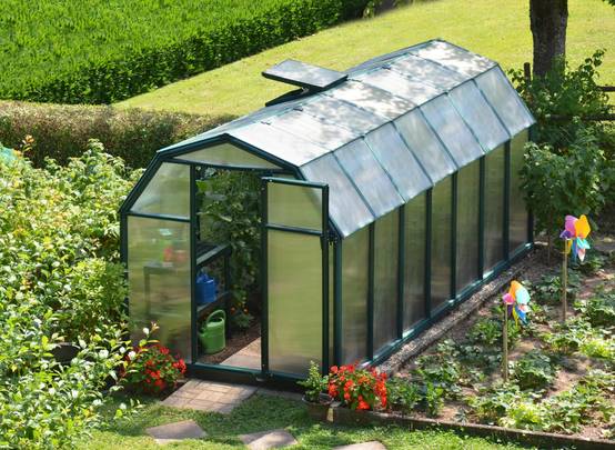 Canopia by Palram - Serre de jardin Polycarbonate Vert 449 x 204 cm – PALRAM - Image 9