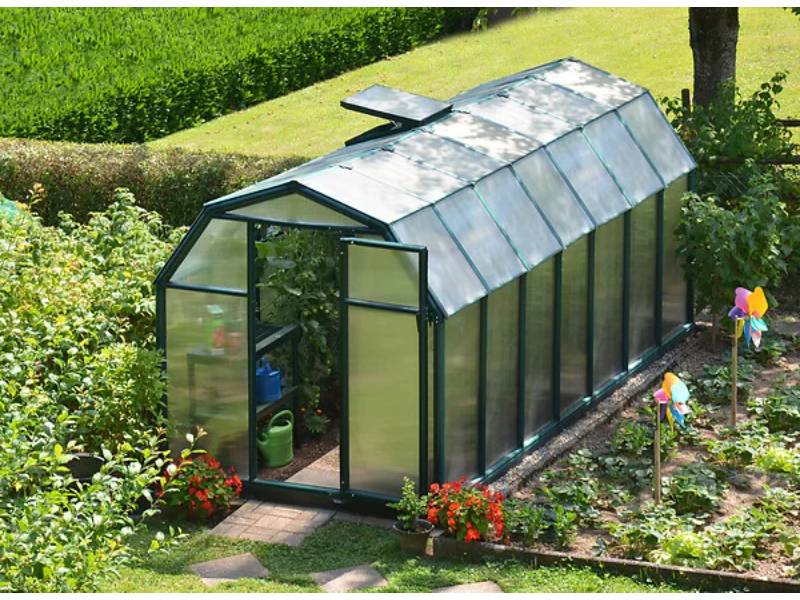 Canopia by Palram - Serre de jardin Polycarbonate Vert 449 x 204 cm – PALRAM - Image 1